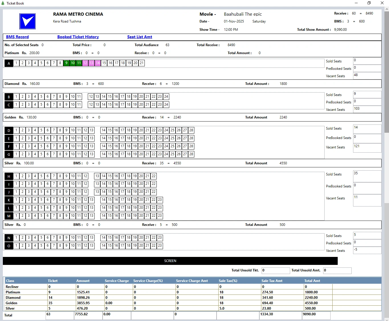 Ticket Booking 