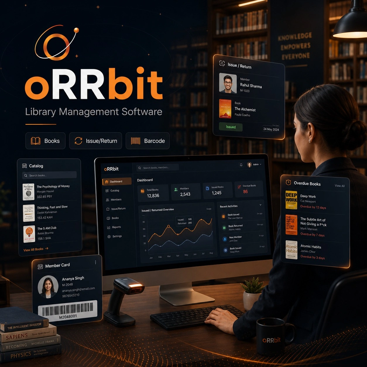 oRRbit™ Library Management Software screenshot