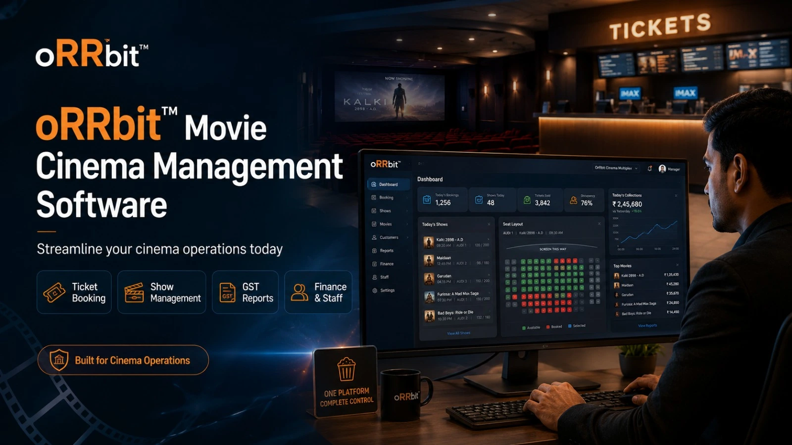 oRRbit™ Movie Cinema Management Software screenshot