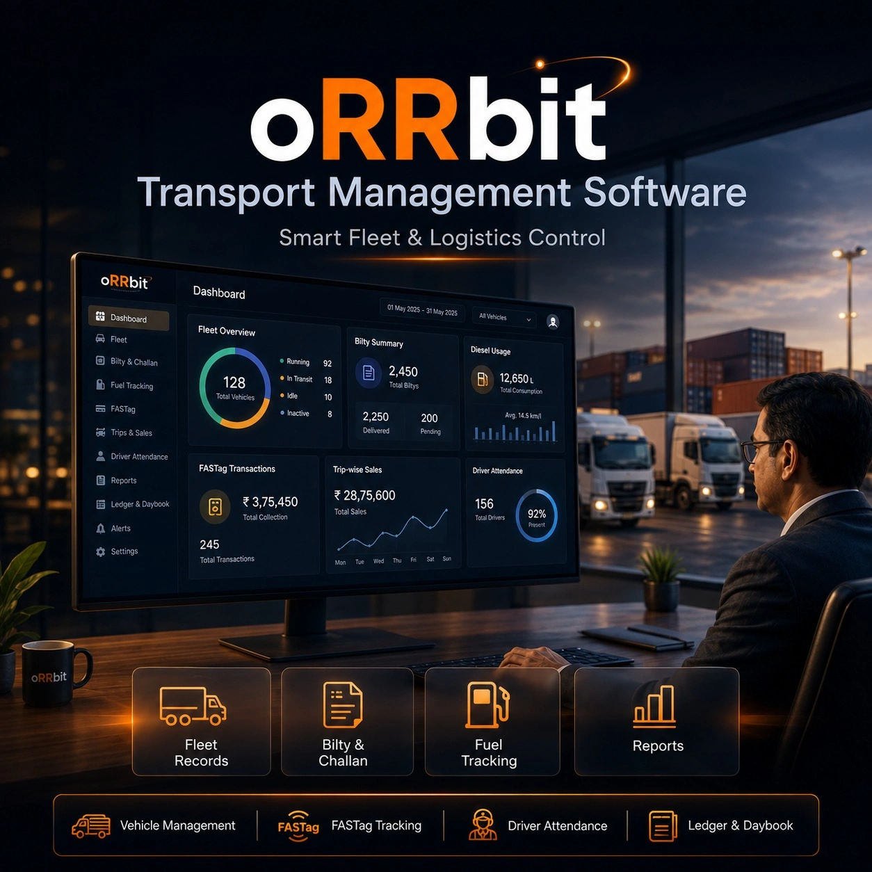 oRRbit™ Transport Management Software screenshot